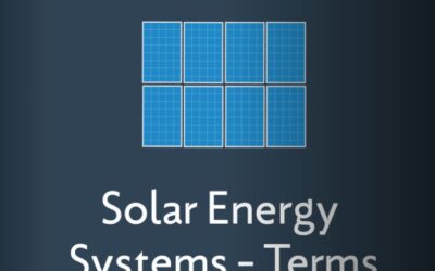 SOLAR Energy SYSTEM TERMINOLOGIES